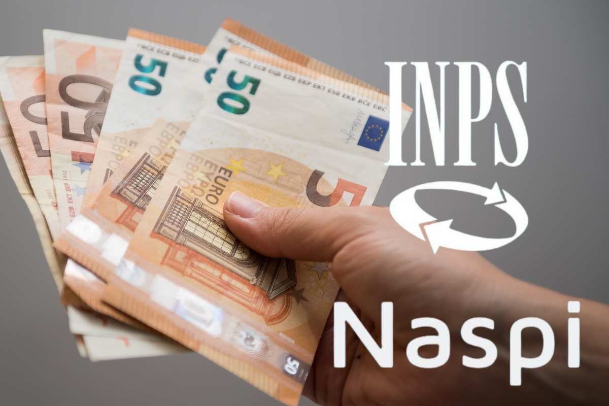 euro banconote in mano logo naspi