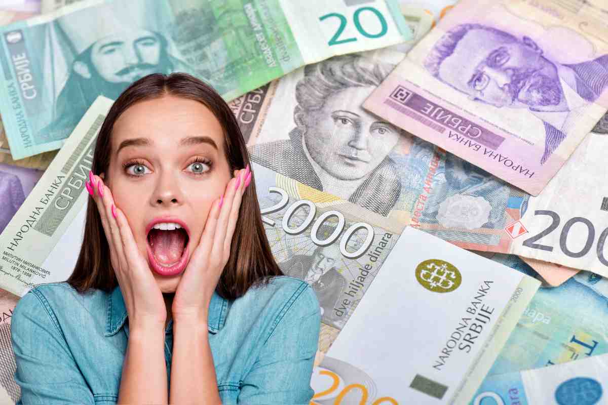 banconote donna urla