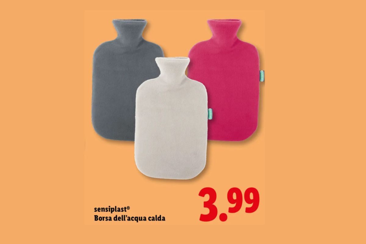 lidl borsa dell'acqua calda